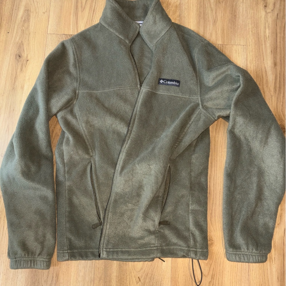 Columbia Olive Green Fleece Jacket